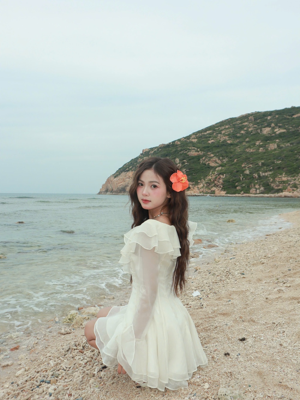 Ảnh Đầm Nữ Mini Thiết Kế Cổ V Phối Bèo Voan Form Ngắn Nữ Tính -  BEVAL DRESS - GOÛT DE JUN 3