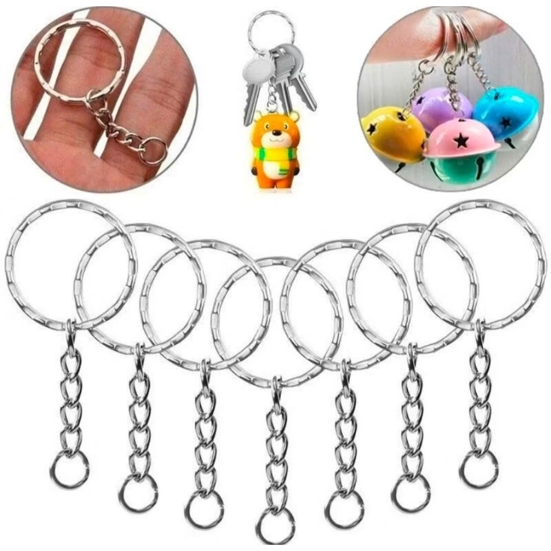 Set 10 Khoen Móc Khóa Keychain, Phôi Móc Chìa Khoá Tự Làm Đồ Cute Rẻ ...