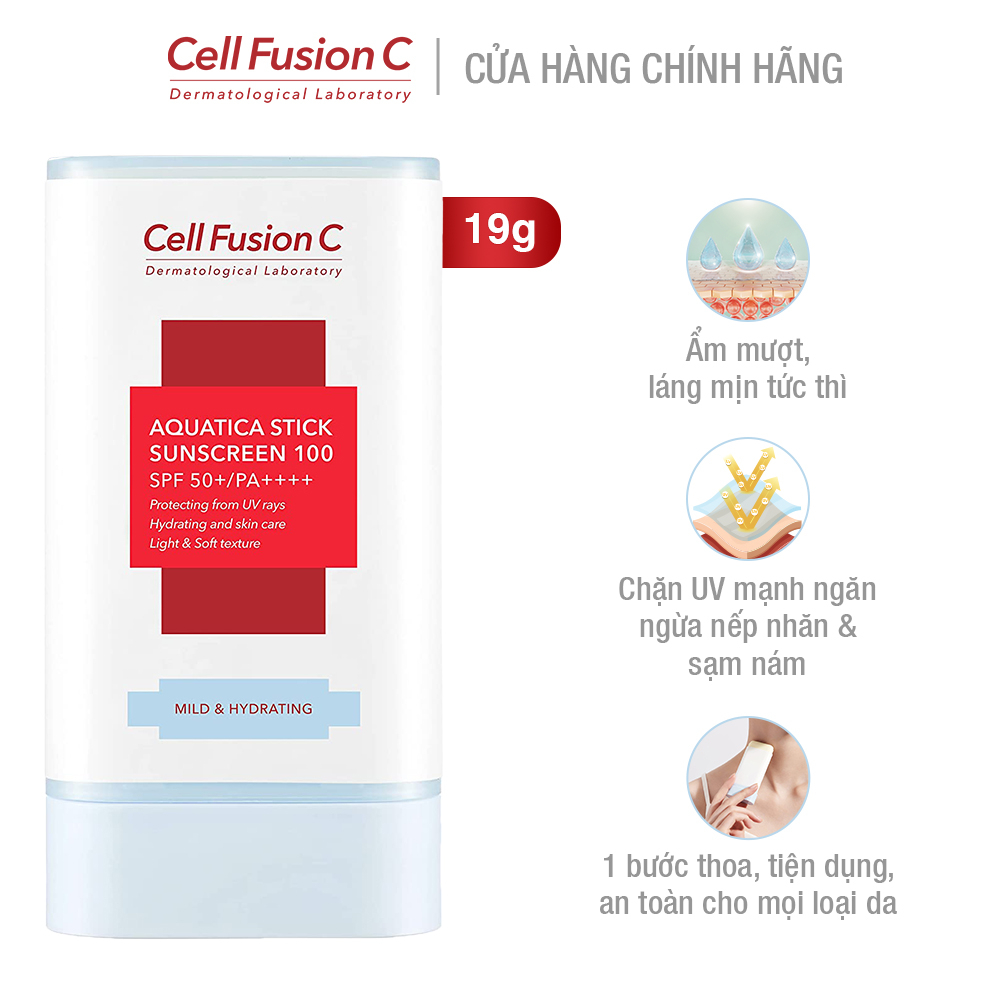 Ảnh Sáp Chống Nắng Cấp Ẩm & Dịu Da Cell Fusion C Aquatica Stick Sunscreen 100 SPF 50+/PA++++ 1