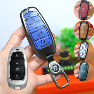 ốp chìa khóa Hyundai Santa Fe,ốp chìa khóa Hyundai Tucson,ốp chìa khóa Hyundai Palisade chất liệu lim loại (ZHM)