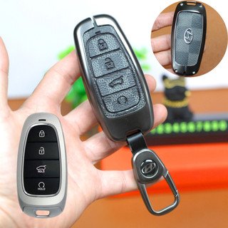 ốp chìa khóa Hyundai Santa Fe,ốp chìa khóa Hyundai Tucson,ốp chìa khóa Hyundai Palisade chất liệu lim loại (ZHM)