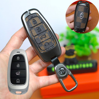 ốp chìa khóa Hyundai Santa Fe,ốp chìa khóa Hyundai Tucson,ốp chìa khóa Hyundai Palisade chất liệu lim loại (ZHM)