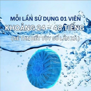 Túi 10 Viên Giúp Nhà Vệ Sinh Luôn Sạch - Viên Vệ Sinh Wc Tự Động Mỗi Lần Xả - VIÊN TẨY BỒN CẦU KHỬ MÙI TOILET