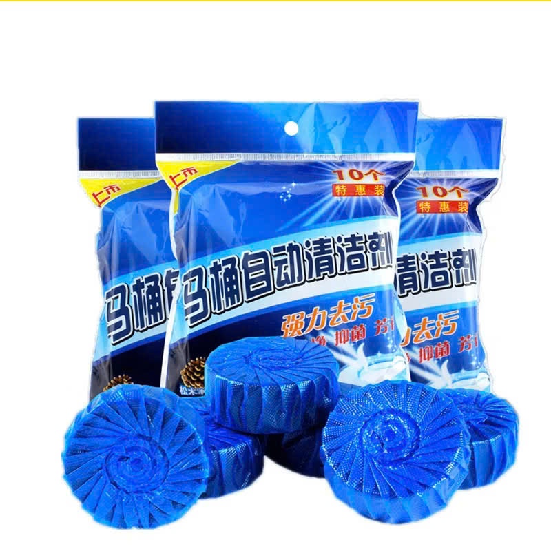 Túi 10 Viên Giúp Nhà Vệ Sinh Luôn Sạch,Combo 10 Viên Vệ Sinh Wc Tự Động Mỗi Lần Xả - VIÊN TẨY BỒN CẦU KHỬ MÙI TOILET