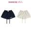 Quần đùi short WHENEVER” WRINKLED NYLON SS25 SHORTS vải dù 2 lớp cao cấp, hàng chuẩn nét nhất, hình thêu không bong tróc