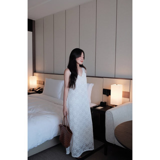 Janie dress - đầm ren hoa cộc tay dáng dài Ma Vie