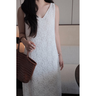 Janie dress - đầm ren hoa cộc tay dáng dài Ma Vie