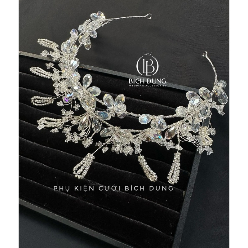 🔥🔥🔥Bờm đá lấp lánh cài tóc cô dâu-TH144|PHUKIENCUOIYENLINH
