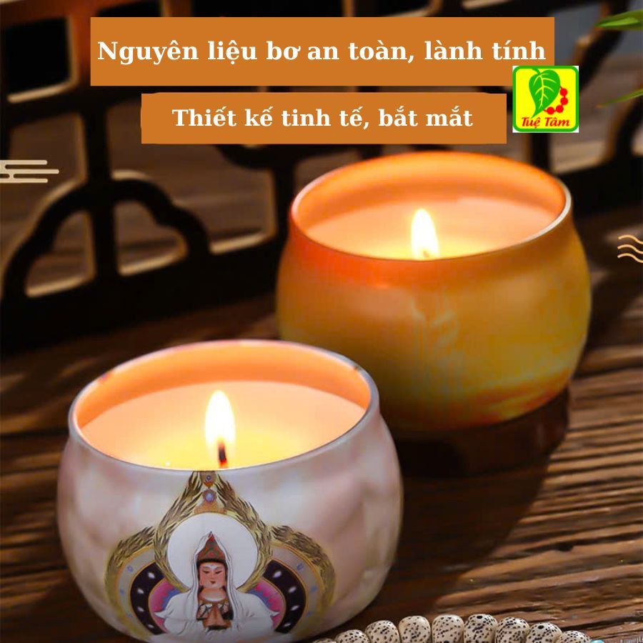 Nến bơ cúng Phật, nến bơ thực vật hoa sen+ FREE SHIP | Shopee Việt Nam