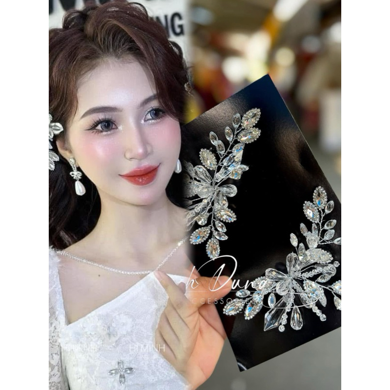 🔥🔥🔥Cài tóc cô dâu hoa đất sét giá 1 chiếc