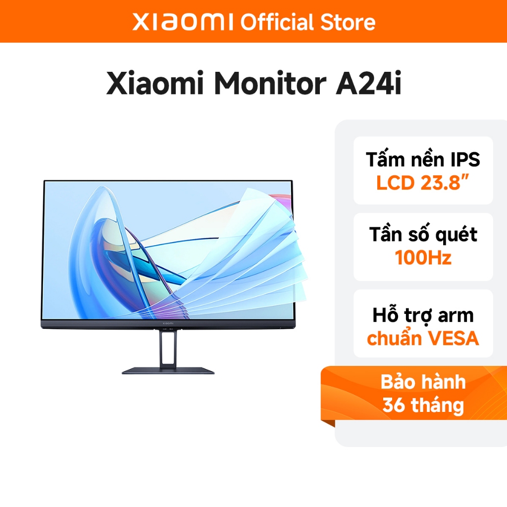 Đánh Giá Màn Hình Xiaomi A24i: IPS 100Hz, Giá Rẻ Chỉ 1.890K, BH 3 Năm