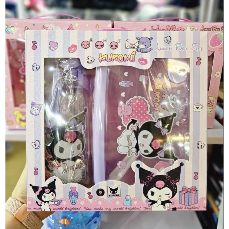 Set bình nước và hộp cơm cao cấp cho bé