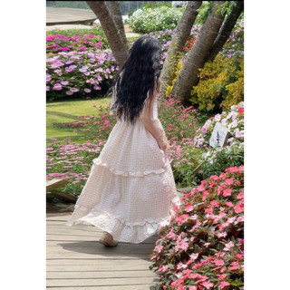Váy Thắt Nơ Ba Tầng Caro DamibyQuynh