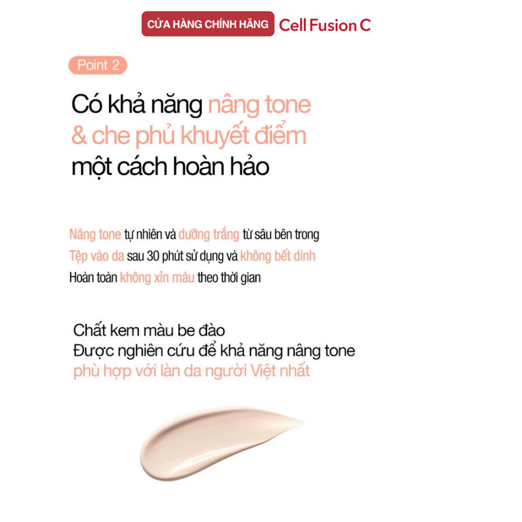 Ảnh [COMBO 35ML + 35ML] Kem Chống Nắng Dưỡng Trắng Nâng Tone Kiềm Dầu Cell Fusion C Toning Sunscreen 100 SPF50+/ PA++++ 3