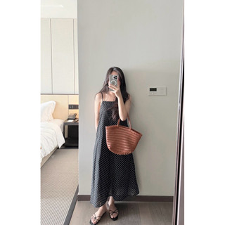 đầm dây tơ gân hoa nhí Ma Vie