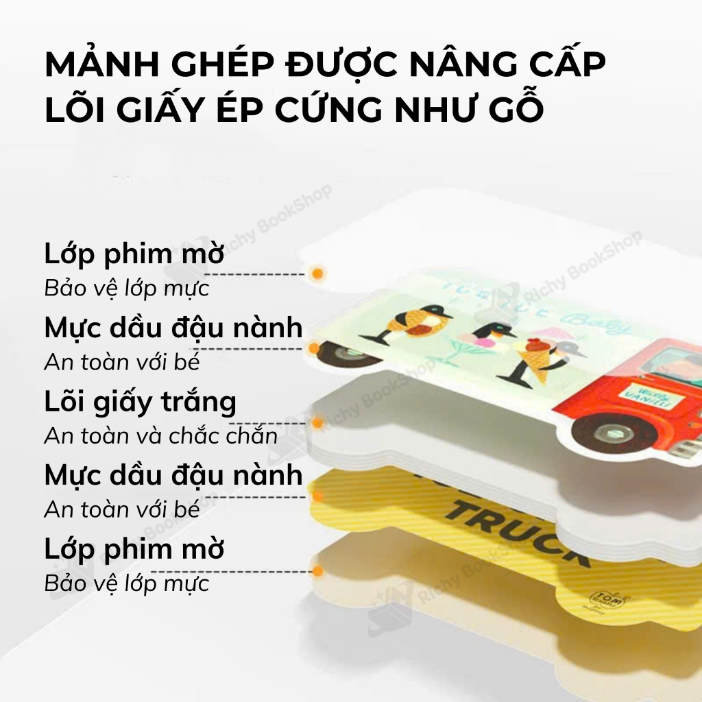 Đồ Chơi Xếp Hình Cho Bé Mideer My First Puzzle, Đồ Chơi xếp hình đầu đời cho bé từ 1+ tuổi
