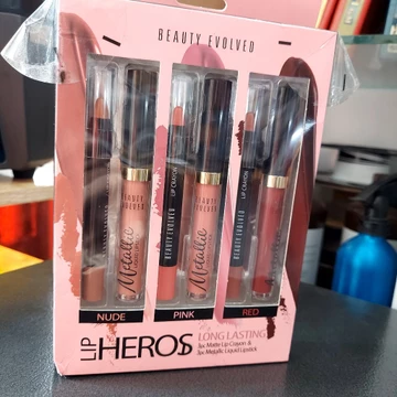 [BEAUTY BOSS] Set 2 son thỏi + 2 son kem tặng 1 son kem mịn lì chính hãng cao cấp dành cho phái đẹp - Bán Lẻ