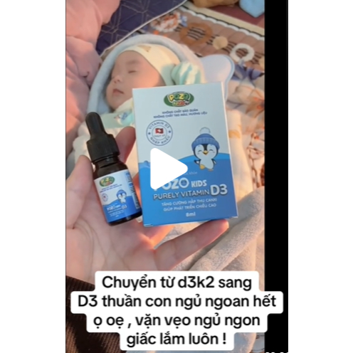 Vitamin D3 thuần POZOKIDS nhỏ giọt bổ sung vitamin D3 cho trẻ sơ sinh