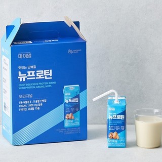 Sữa đạm pha sẵn DAESANG WELLIFE Mymeal Nu Protein Orignal vị nguyên bản 190ml set 16 hộp