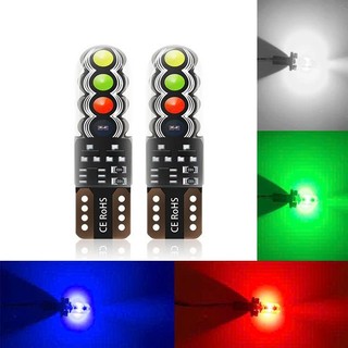 Bóng đèn led T10 giao thông, bóng đờ mi led nháy 7 màu cực đẹp. Điện 12v và 24v (giá 1 chiếc)