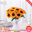 Set Nguyên Liệu Làm Hoa Hướng Dương Bằng Kẽm Nhung Loại 1 Siêu Đẹp- YÊN STORE