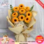 Set Nguyên Liệu Làm Hoa Hướng Dương Bằng Kẽm Nhung Loại 1 Siêu Đẹp- YÊN STORE