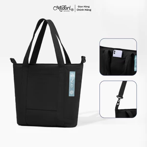 Túi Tote 2in1 Nam Nữ Có Dây Đeo Chéo Vải Canvas Đựng Laptop Đi Học | MIDORI FOR MAN