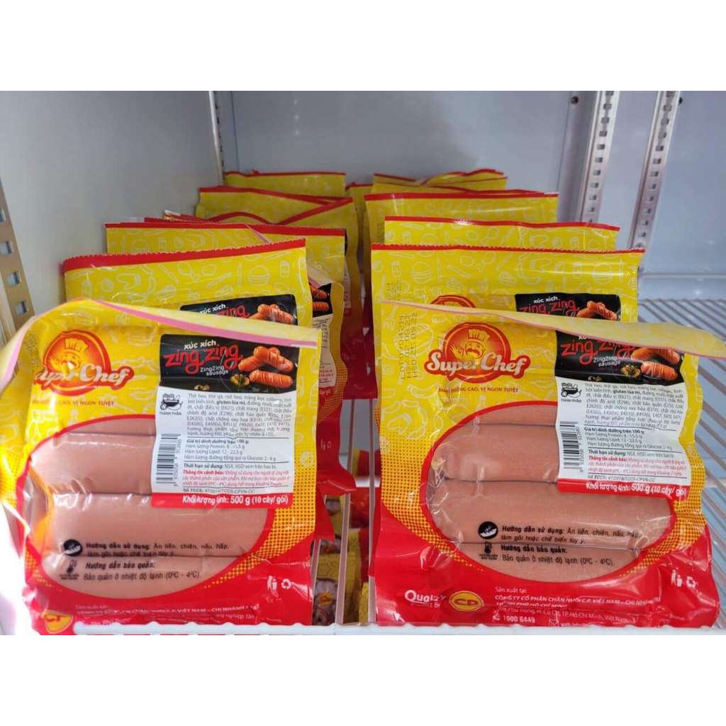 500gr xúc xích superchef CP thơm ngon