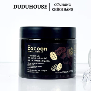 Tẩy da chết cơ thể Cocoon Body Cà phê Đắk Lắk làm sạch da chết 200ml Duduhouse