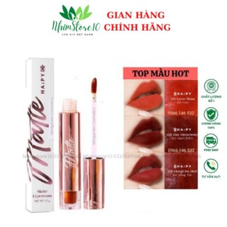 Son Kem Lì Ha:Py Mềm Mịn Tôn Da Siêu Sang Chảnh(tặng kính)