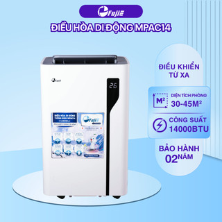 Điều hòa di động nhập khẩu FUJIE MPAC14 - Công suất làm lạnh 14000BTU- Bảo hành điện tử tiếng ồn nhỏ