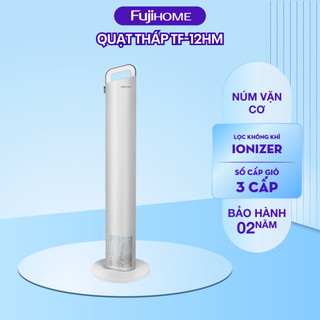 Quạt tháp cao cấp FUJIHOME TF-12HM điều khiển cơ bền bỉ - Tay cầm tiện lợi - Vận hành êm ái