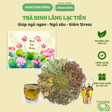 Trà Đinh Lăng Lạc Tiên Minh Tuấn Đường, Trà Ngủ Ngon, Ngủ Sâu Giấc, An Thần, Giảm Stress