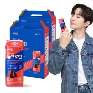Sữa đạm pha sẵn DAESANG WELLIFE Mymeal Nu Protein deep choco vị socola set 16 hộp 190ml