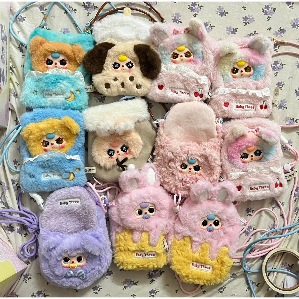Túi Đeo Chéo Cho Bé Hình Con Vật Nước Mắt Siêu Dễ Thương, Ví Đeo Vai Gấu Bông Phụ Kiện Đeo Đi Chơi Cho Bé