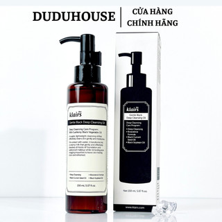 (Hàng Công TY) Dầu Tẩy Trang Klairs Gentle Black Deep Cleansing Oil 150ml Duduhouse