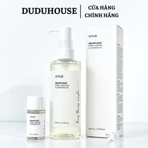 Dầu Tẩy Trang Cho Da Mụn Anua Heartleaf Pore Control Cleansing Oil 200ml Duduhouse