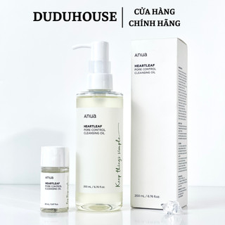 (Hàng Công TY) Dầu Tẩy Trang Cho Da Mụn Anua Heartleaf Pore Control Cleansing Oil 200ml Duduhouse