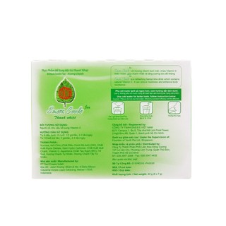 Bột sủi Sensa Cools Fizz Hương Chanh - Thanh nhiệt, bổ sung vitamin C (Hộp 6 gói x 7g)