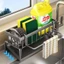 Giá Đựng Giẻ Rửa Bát Cao Cấp- Kệ Inox Đựng Đồ Rửa Chén Có Khay Hứng Nước Tháo Lắp Dễ Dàng - KHAY ĐỰNG ĐỒ NHÀ BẾP ĐA NĂNG