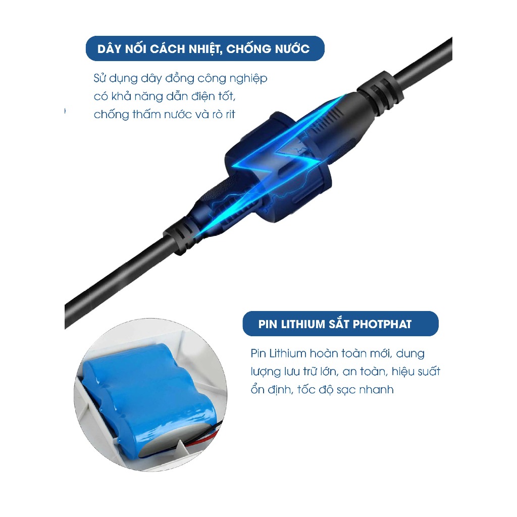 Ảnh Dây nối dài 5M TP SOLAR dùng cho đèn rời tấm pin 1