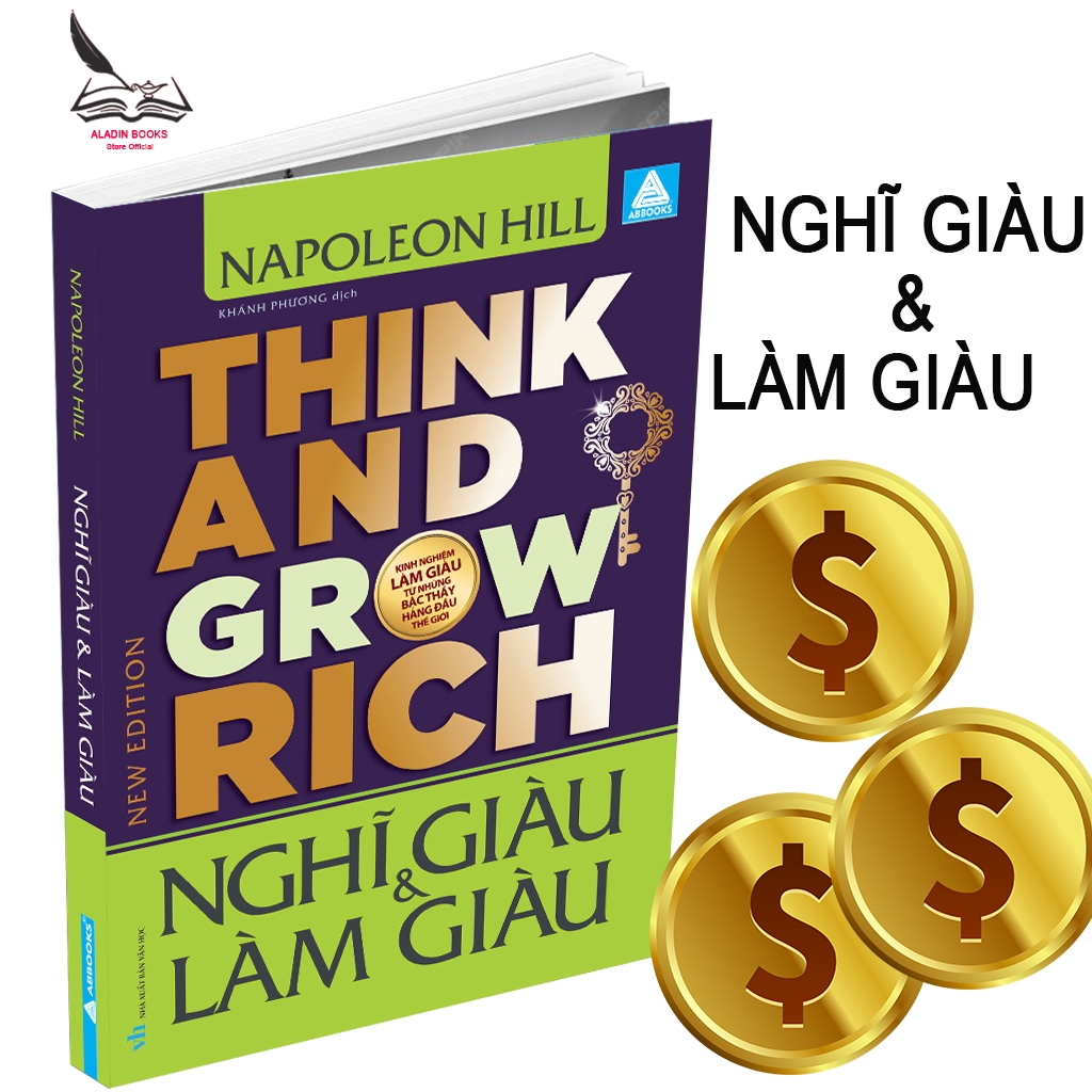 Sách- Think And Grow Rich- Nghĩ Giàu Và Làm Giàu- Khánh Phương Dịch- Napoleon Hill
