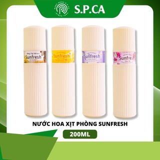 Chai xịt phòng Sunfresh 200ml tinh dầu hương nước hoa thơm lâu đến 6h - SPCa000015