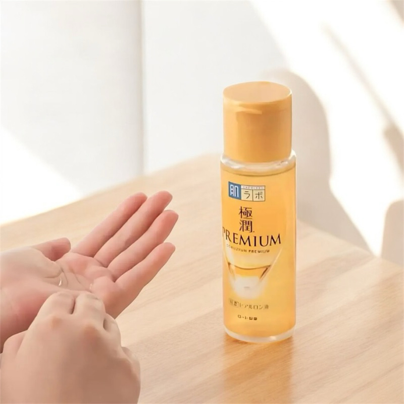 Toner Hada Labo Gokujyun Premium Dưỡng Ẩm Sâu Sáng Da Nhật Bản 170ml. Sản phẩm giúp cấp ẩm, ngừa lão hoá cho da.