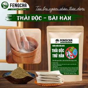 Ngâm chân thảo độc bài hàn Fengcha giúp đào thải độc tố và hàn khí tích tụ lâu ngày trong cơ thể bịch 15 túi lọc