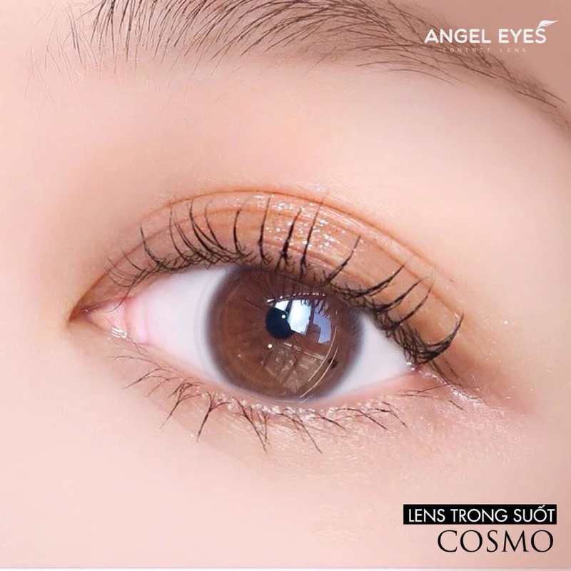 Lens Cận Trong Suốt COSMO Cao Cấp, Kính Áp Tròng Phù Hợp Với Mắt Nhạy Cảm Có Độ Cận Từ 0-15 Độ