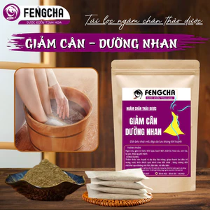 Ngâm chân giảm cân dưỡng nhan Fengcha giảm mỡ phù nề tích tụ ở chân, đùi , bụng , dưỡng hồng da mặt