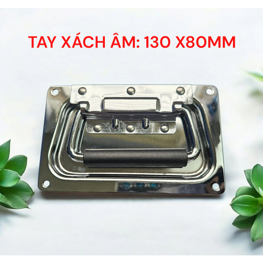 Tay xách âm: 80x 130MM cho tủ máy thiết bị âm thanh, nội thất, thùng pin. ( Loại âm thùng) | BigBuy360 - bigbuy360.vn