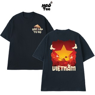 Áo Thun NGỐ TEE Độc Lập Tự Do Kỉ Niệm Giải Phóng Miền Nam 30 Tháng 4 Vải Cotton 100 Thoáng Mát