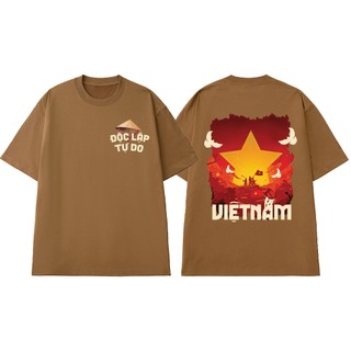 Áo Thun NGỐ TEE Độc Lập Tự Do Kỉ Niệm Giải Phóng Miền Nam 30 Tháng 4 Vải Cotton 100 Thoáng Mát
